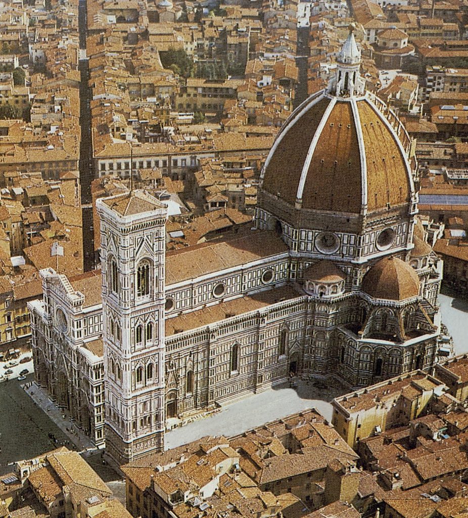 Cattedrale-di-Santa-Maria-del-Fiore-1296-1470-veduta-aerea.-Firenze.-2